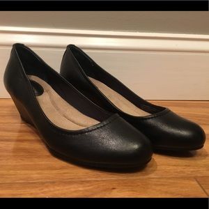 Giani Bernini Authentic Leather Wedges